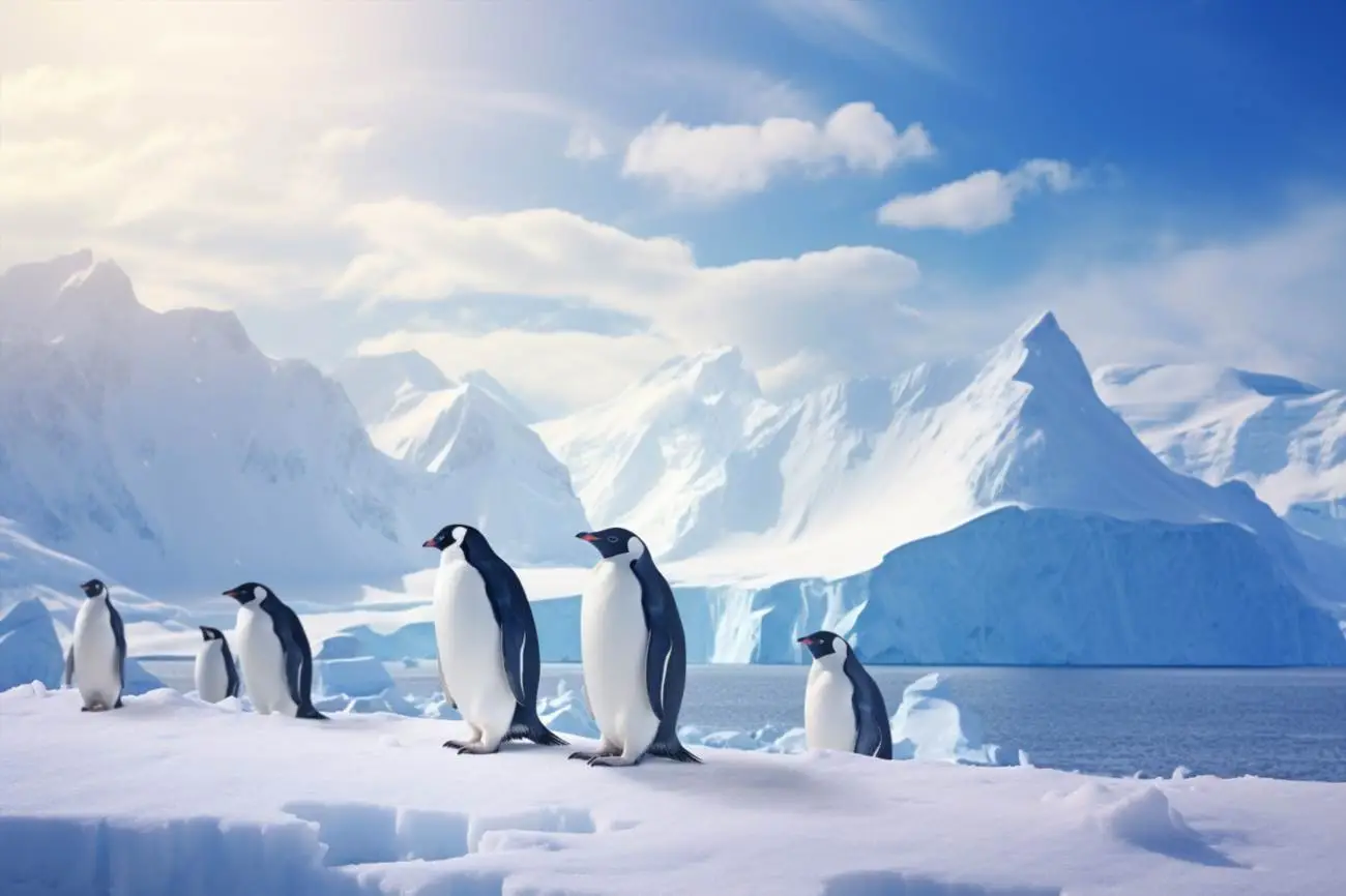Unde trăiesc pinguinii: polul nord sau sud?