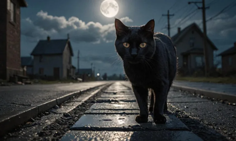 Ce înseamnă când îți trece pisica neagră calea
