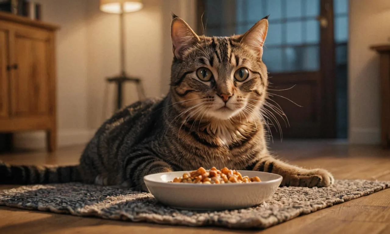 De ce dă pisica cu labuța la mâncare