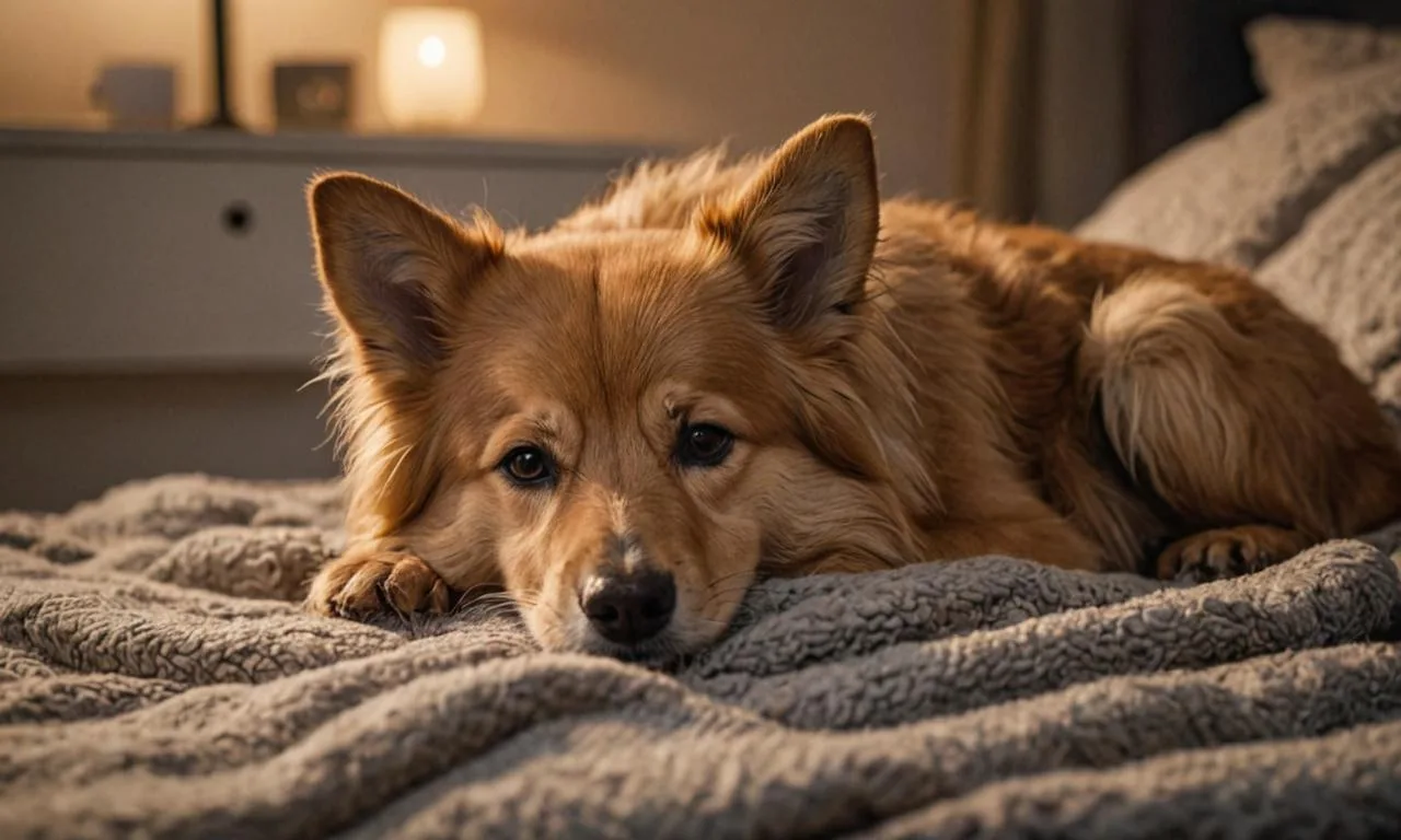 De ce face câinele în pat